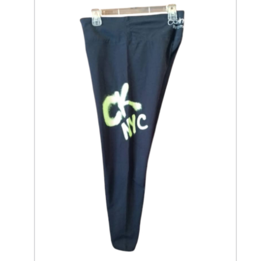 Calvin Klein Performance Women's Lime Volt Full Zip Hoodie & Matching Leggings - Picture 11 of 16